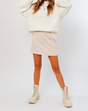 Here For You Ribbed Knitted Sweater