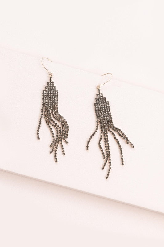 Pixel Stone Dangle Earrings