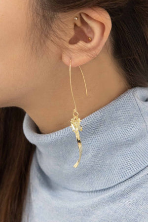 Twist Arc Threader Earrings