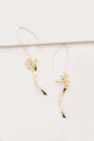 Twist Arc Threader Earrings