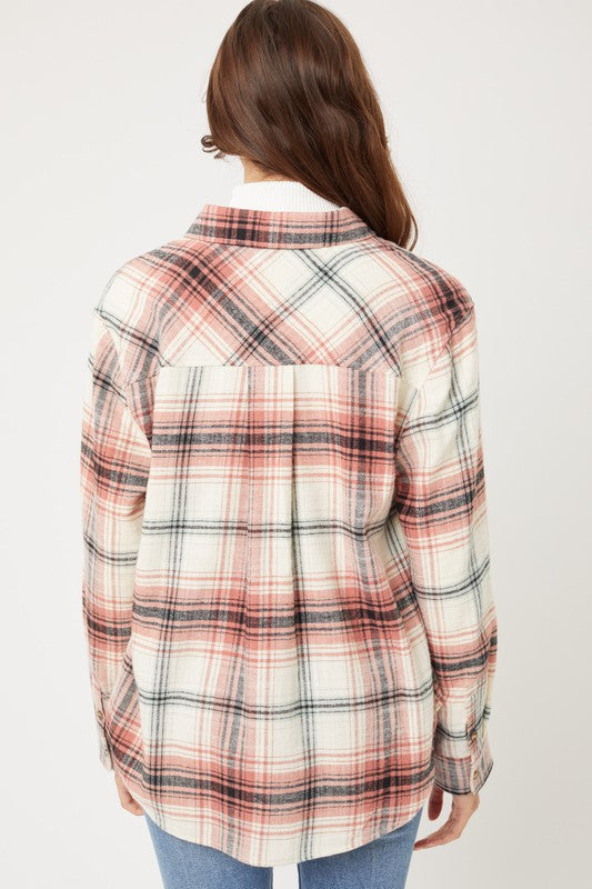 The Woman in You Flannel Top