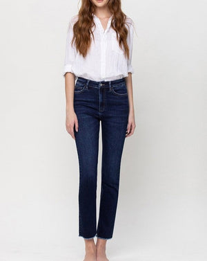 Super High Rise Stretch Slim Straight