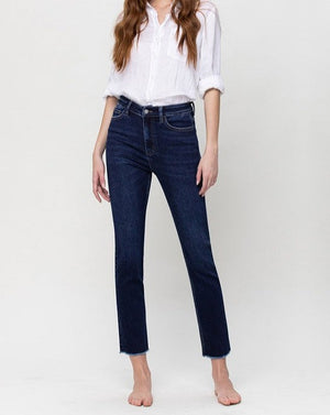 Super High Rise Stretch Slim Straight