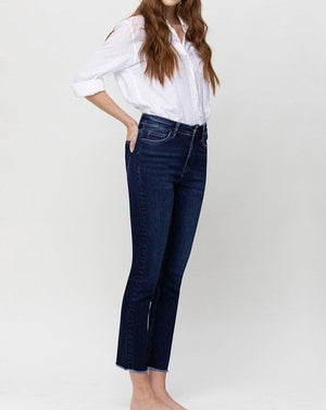 Super High Rise Stretch Slim Straight