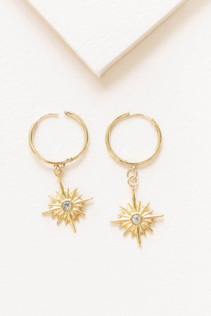 Northern Star Hoop Earrings