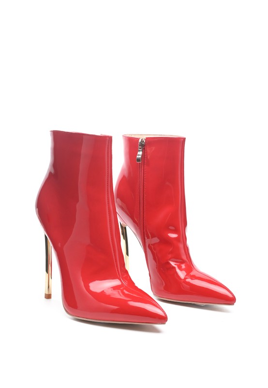 LONDON RAG SHINE HIGH PU STILETTO BOOT