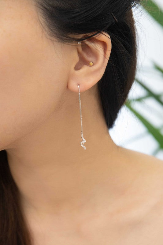 Scribble Threader Earrings