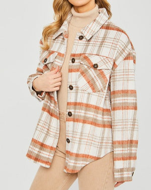 Vanessa Plaid Bust Pocket Shacket