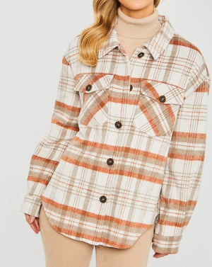 Vanessa Plaid Bust Pocket Shacket