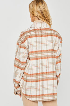 Vanessa Plaid Bust Pocket Shacket