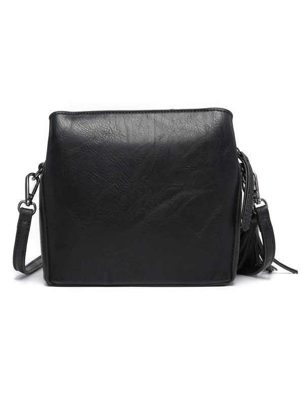 Just Enough Mini Shoulder Bag with Multi Compartments