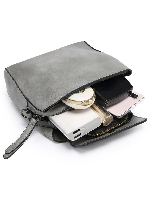 Just Fine Small Crossbody Bag, Multi Compartments