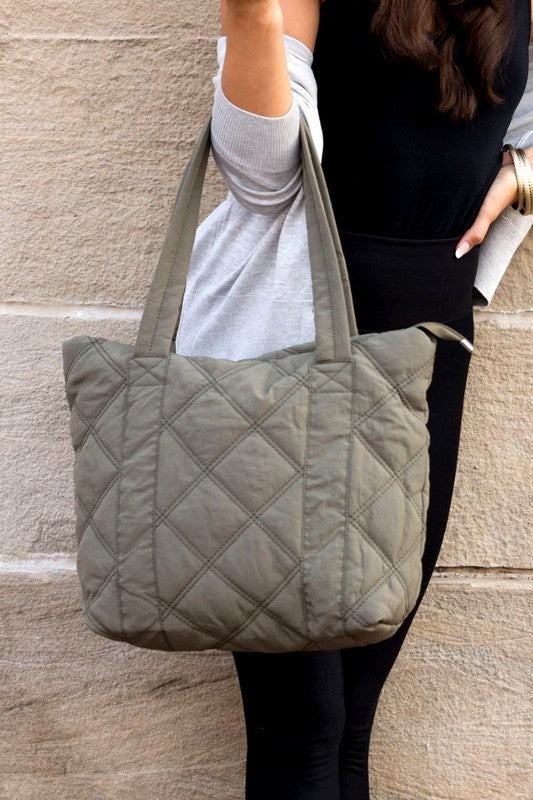 How you doin' Quilted Tote