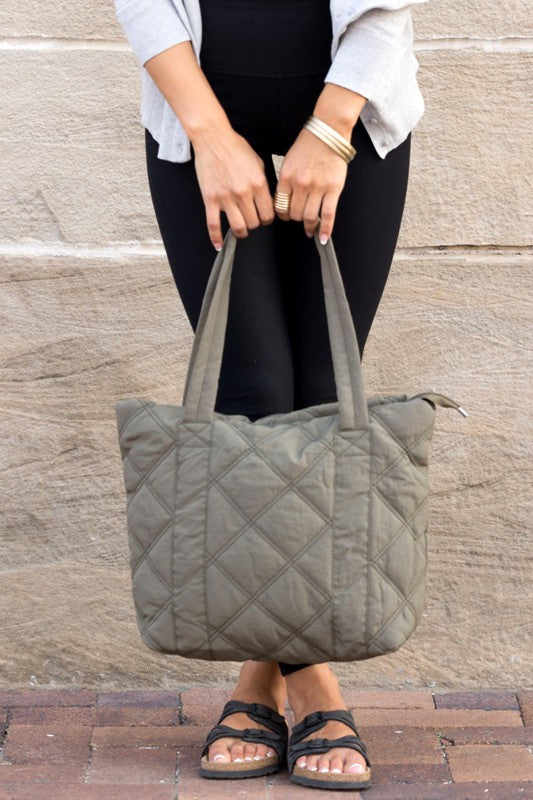 How you doin' Quilted Tote