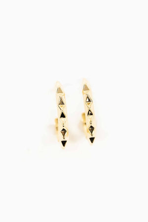 Spiked Hoop Earrings