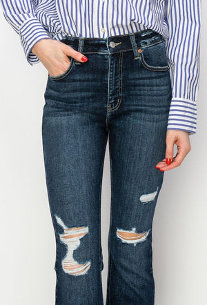 High Rise Western Boot Jeans