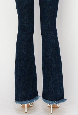 High Rise Western Boot Jeans