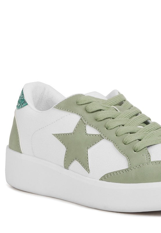 Perry Glitter Detail Star Sneakers