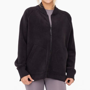 Microfleece Bomber Jacket