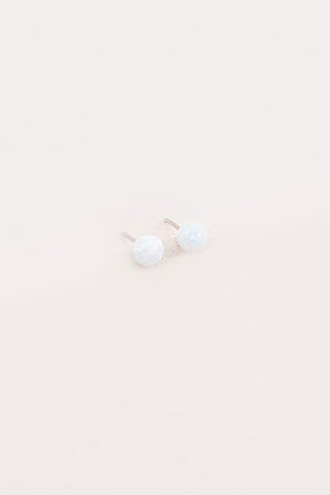 Tiny Sphere Stud Earrings