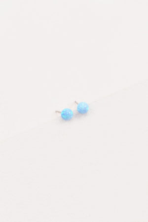 Tiny Sphere Stud Earrings